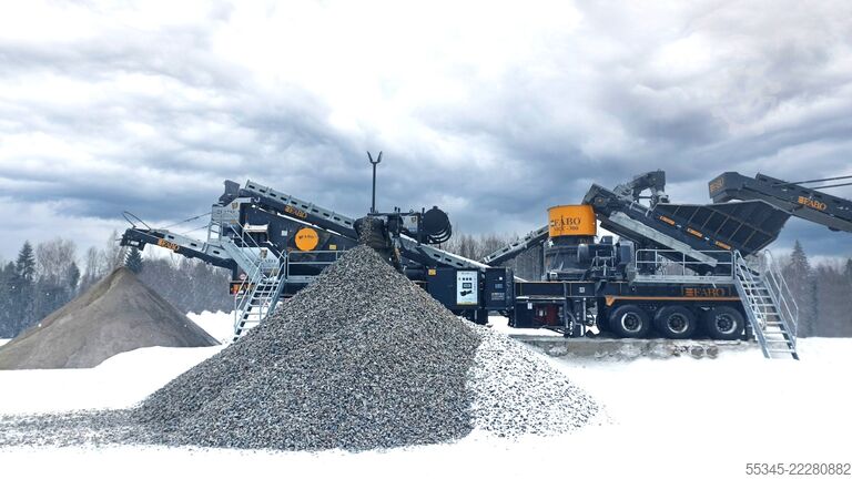 Equipo de trituración/planta de trituración móvil FABO Mobile Crushing Plant Mobile Jaw Crusher MCK-115