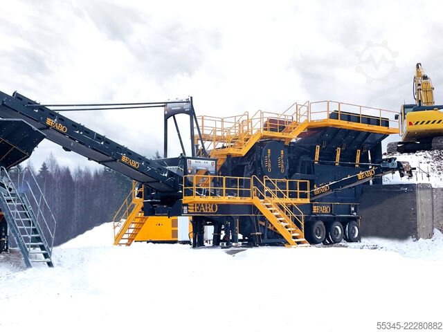 Equipo de trituración/planta de trituración móvil FABO Mobile Crushing Plant Mobile Jaw Crusher MCK-115