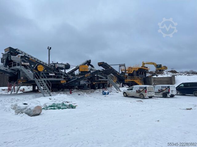 Equipo de trituración/planta de trituración móvil FABO Mobile Crushing Plant Mobile Jaw Crusher MCK-115