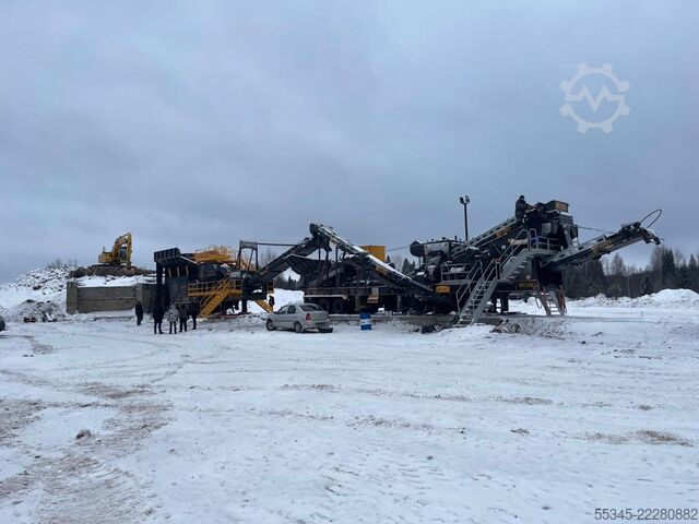Equipo de trituración/planta de trituración móvil FABO Mobile Crushing Plant Mobile Jaw Crusher MCK-115