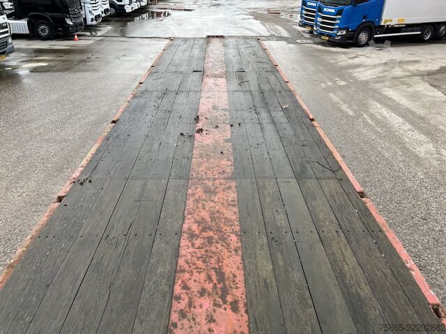 Atrelado da plataforma Nooteboom OVB-90-05 / 5 axle 12 Ton Hydraulic / BPW Drum ...
