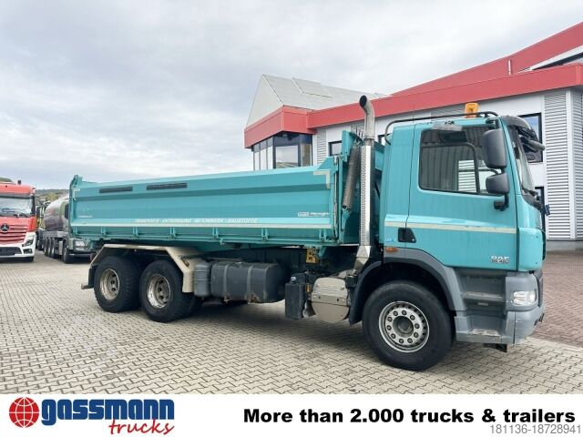 Tipper truck DAF CF 85.460 6x4, Bordmatik links