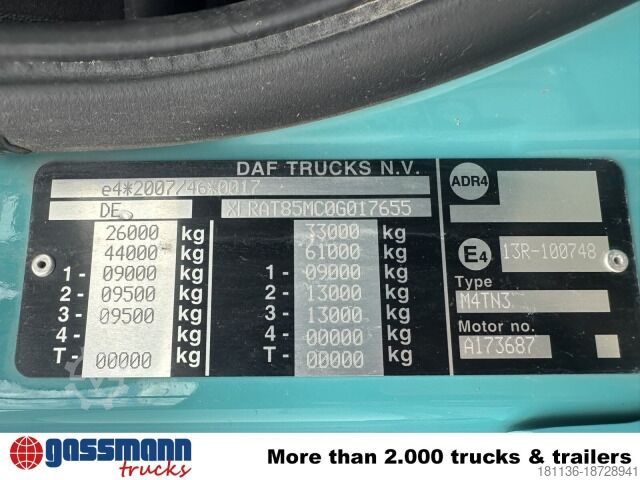 د ډمپ ټرک DAF CF 85.460 6x4, Bordmatik links