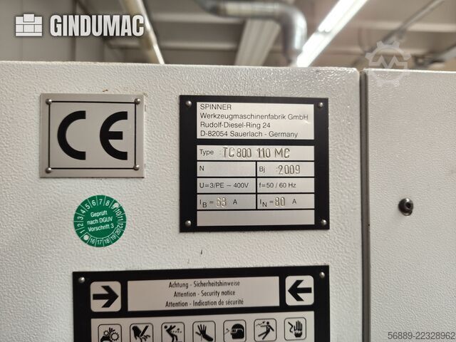 SPINNER TC 800 110 MC SPINNER TC 800 110 MC