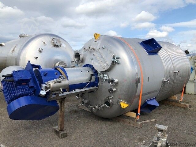 Reaktor vertikal prej çeliku inox Sinclair, 15,000 litra SINCLAIR STAINLESS 15,000 Litre