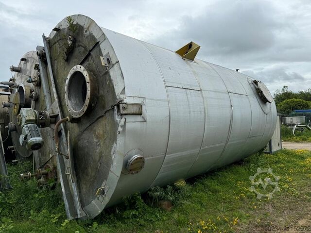 55 000 литра вертикален смесителен резервоар от неръждаема стомана 304, диаметър 3370 мм x 6165 мм ц  55,000 LITRE