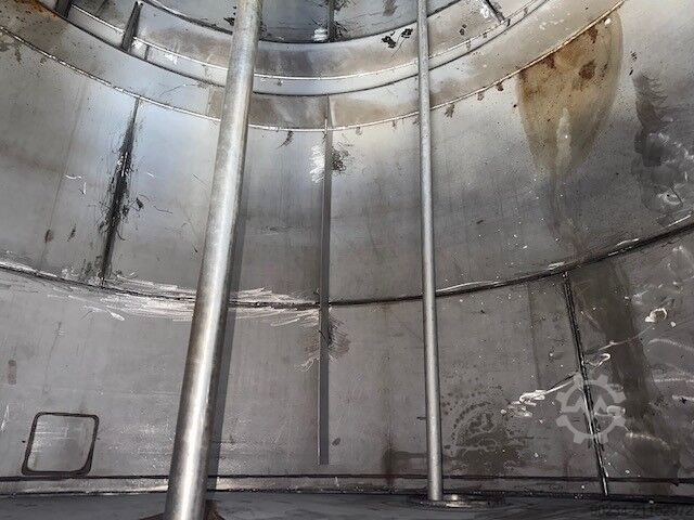 55 000 литра вертикален смесителен резервоар от неръждаема стомана 304, диаметър 3370 мм x 6165 мм ц  55,000 LITRE