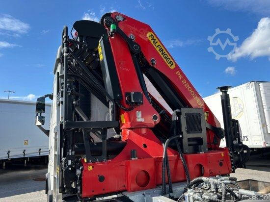 Üç taraflı damperli kamyon VOLVO FH 500 3-SEITEN KIPPER MIT PALFINGER PK22002EH, RETARDER