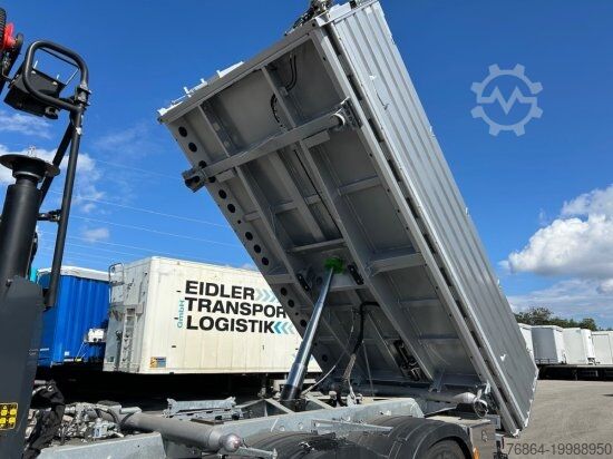 Üç taraflı damperli kamyon VOLVO FH 500 3-SEITEN KIPPER MIT PALFINGER PK22002EH, RETARDER