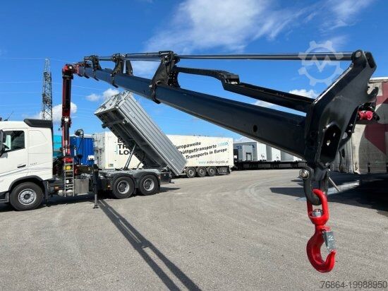 Üç taraflı damperli kamyon VOLVO FH 500 3-SEITEN KIPPER MIT PALFINGER PK22002EH, RETARDER