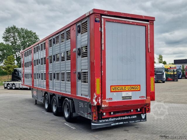 Transporte de gado Finkl 3 deck - lift- water - vans - steering axle