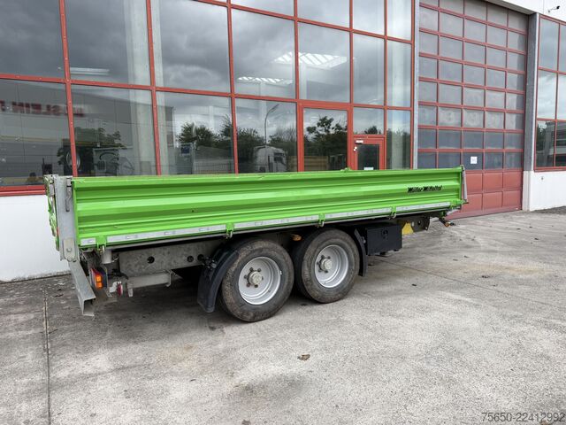Причіп-самоскид Müller Mitteltal TA-2  Tandemkipper- Tieflader, BreitbereiftNeuwertig