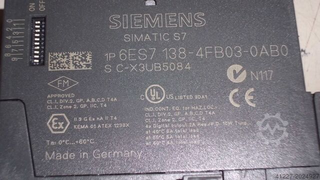 SPS Simatic Siemens Simatic S7     6ES7 138-4FB03-0AB0
