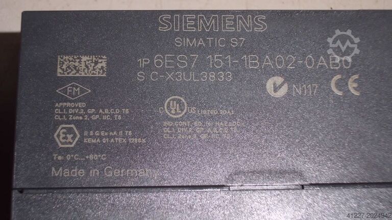 Conector Profibus Siemens 6ES7 151-1BA02-0AB0