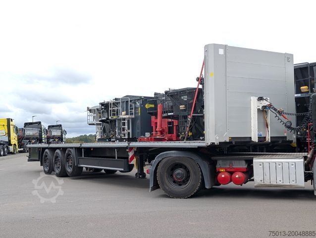 Semirremolque con plataforma de trabajo FLIEGL Plateau SDS 390, Überbreite-Paket, Liftachse