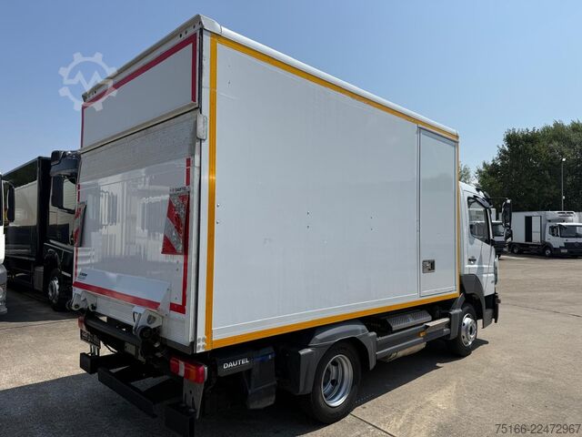 বক্স ভ্যান MERCEDES-BENZ ATEGO 821 L Koffer 4,10 m LBW 1 T*SEITENTÜRE