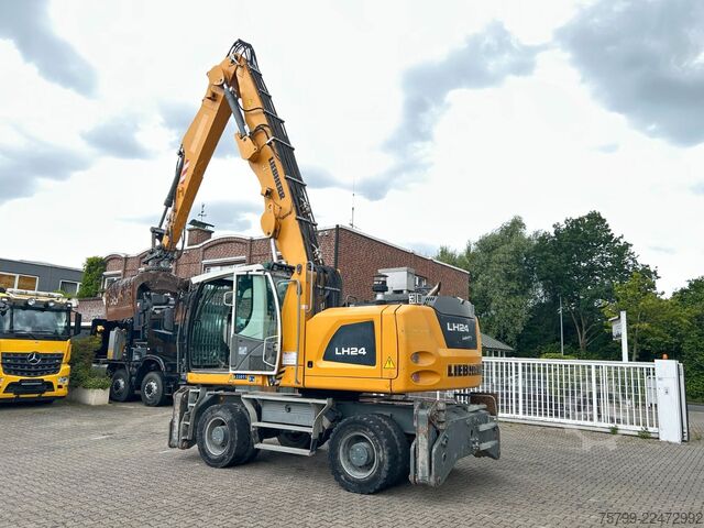 轮式挖掘机 LIEBHERR LH 24 Litronic mit Abbruch- / Sortiergreifer