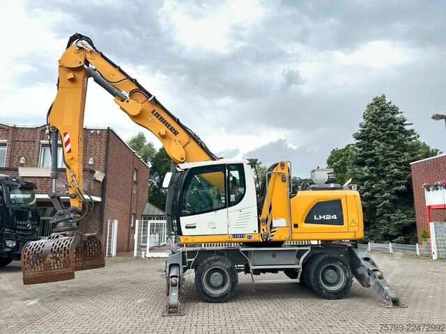 轮式挖掘机 LIEBHERR LH 24 Litronic mit Abbruch- / Sortiergreifer