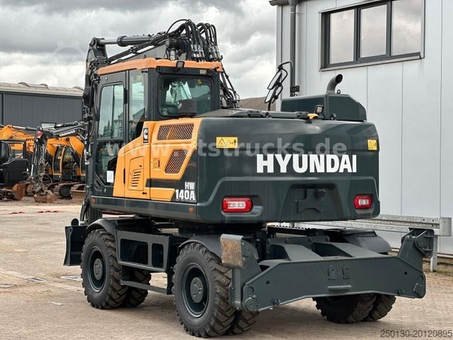 Bager na kotačima HYUNDAI HW 140A 4x4 hydr. Stützen Kamera Klima