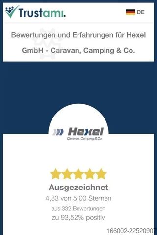 Campingvogn FENDT Bianco Activ 515 SGD Modelljahr 2027 vorbestellt