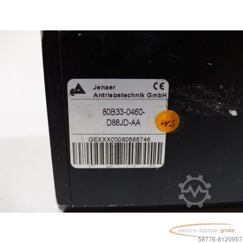Motor  Jenaer Antriebstechnik 80B33-0460-D88JD-AA Servomotor