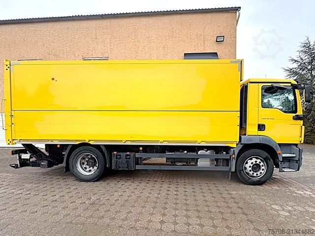 Truk minuman MAN 18.340 TGM*6 m Schwenkwand*2to LBW*2x AHK*Kamera