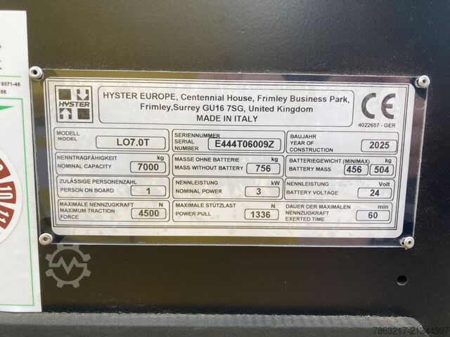 Vučni traktor Hyster LO 7.0T