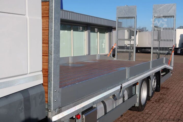 Automašīnu pārvadātājs furgons DAF XF 450 6x2 Oprijwagen vloerhoogte 100 cm + 2x  ...