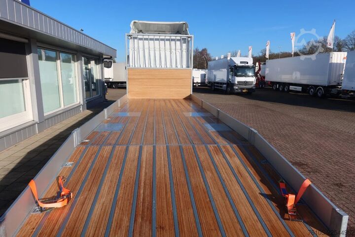 Automašīnu pārvadātājs furgons DAF XF 450 6x2 Oprijwagen vloerhoogte 100 cm + 2x  ...