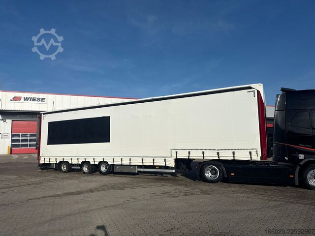 लो लोडर सेमिक्ट्रेलर  Wiese SA 3-36 3-Achs Mega Stufensattel Rampe 25T