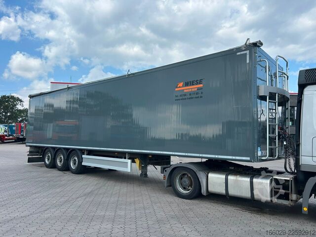 Semitrailer walking floor KRAKER CF-Z Schubboden 92m³ Sehr sauber