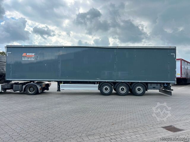 Semitrailer walking floor KRAKER CF-Z Schubboden 92m³ Sehr sauber