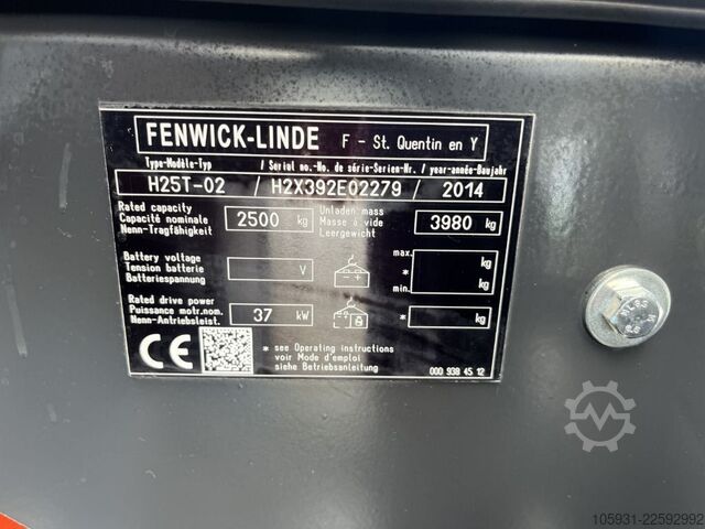 LPG vysokozdvižné vozíky Linde H25T-02