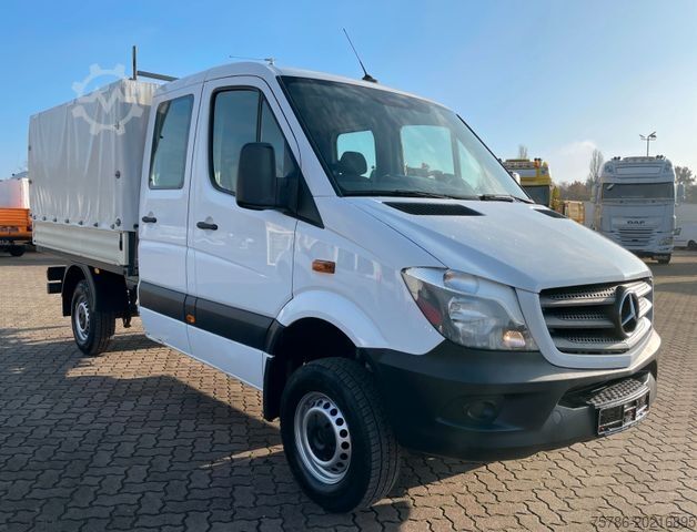 Furgão cortina de lona MERCEDES-BENZ Sprinter 316 CDI L2 Doka/ 4x4/ AC/ Standhzg./ E6