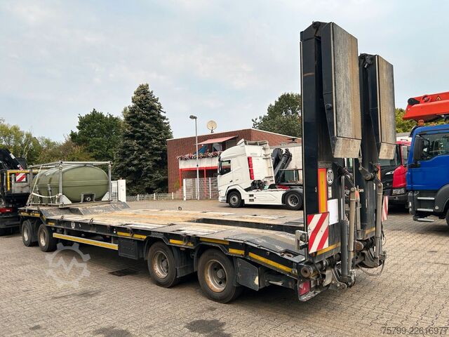 Remolque de plataforma baja GOLDHOFER Deichselanhänger Tieflader TU-L 4  mit 4 Achsen