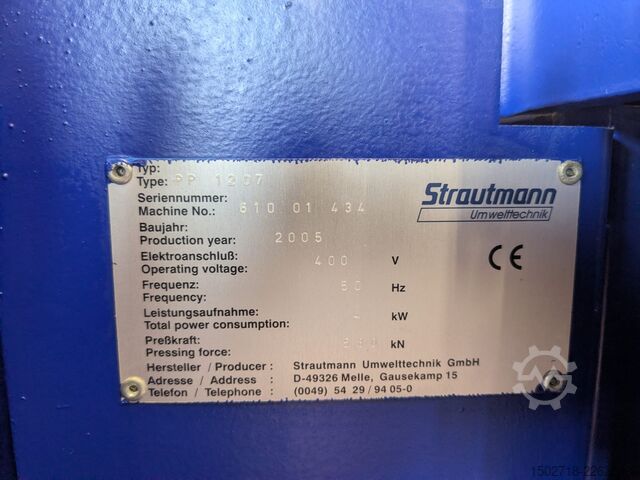 Máy ép kiện Strautmann PP1207