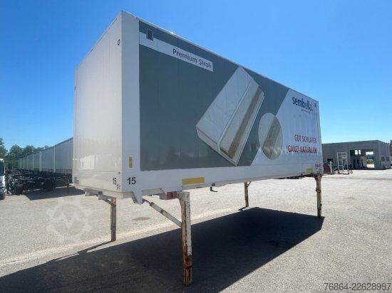 Remolque con chasis intercambiable KRONE DRYBOX KOFFER WK 7.3 STG MEHRERE EINHEITEN VERFüGBAR 7,45 METER GESAMTLäNGE
