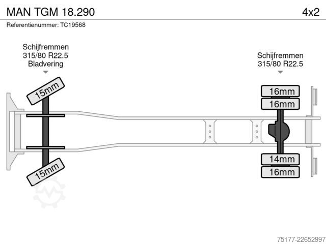 Chiếc vali MAN TGM 18.290