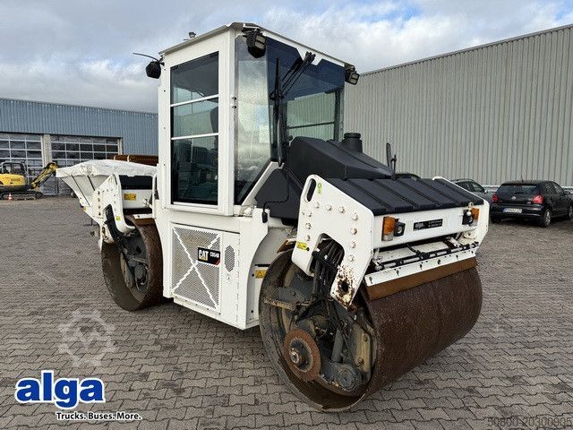Vienbūgnis volas CATERPILLAR CD54B (CD10),Tandemwalze, Streuer,Kantenscheider