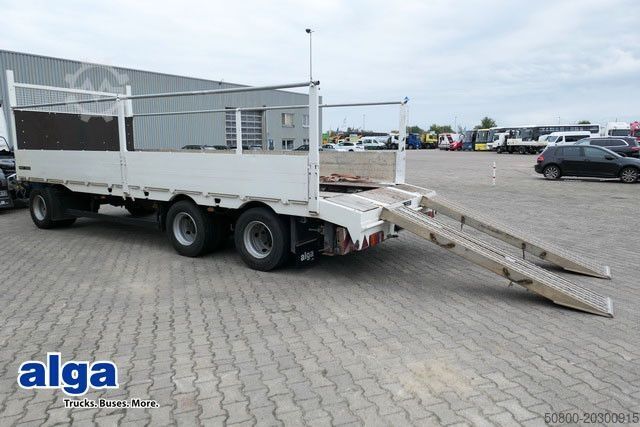 Trailer terbuka MEUSBURGER MPJ 3, Rampen, Luft-Lift, Bordwände, Container