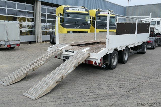 Remorque ouverte MEUSBURGER MPJ 3, Rampen, Luft-Lift, Bordwände, Container