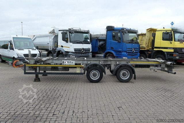 Remorque à châssis interchangeable  Mildner TJW 12, Tandem, BDF, Hochgekuppelt