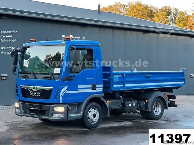 三向翻斗货车 MAN TGL 8.220 4x2 Meiller-DSK 7,5 t.