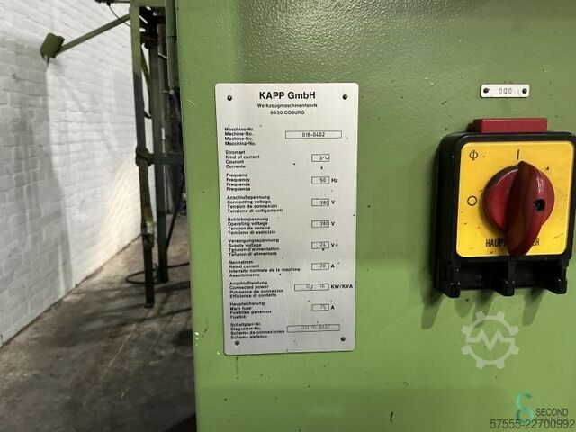 Ozubené stroje KAPP PAS 383 CNC 1990 KAPP PAS 383 CNC