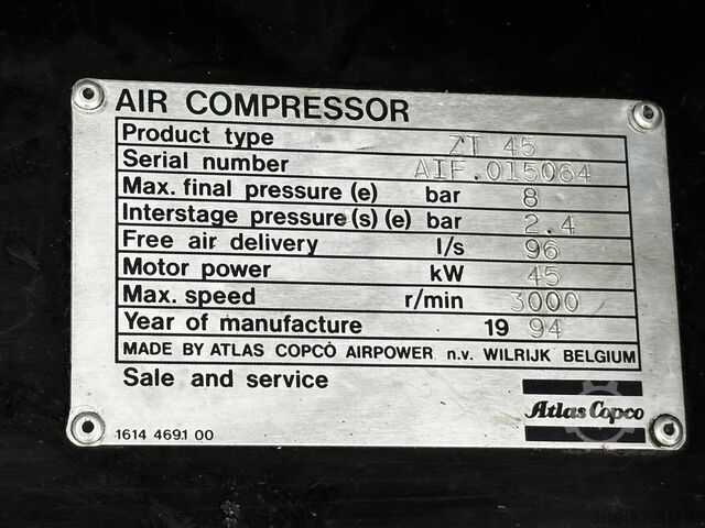 Compresor Atlas Copco ZT 45