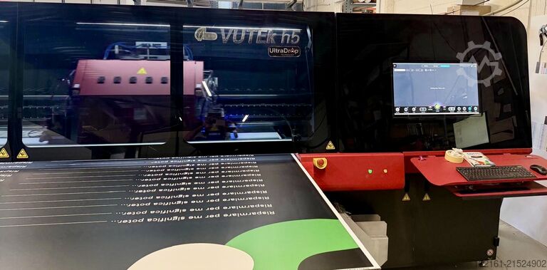Digitálny tlačiarenský stroj efi Vutek H5 industrial UV printer 457m2/h  Rico Gen5 -7p-1200dpi