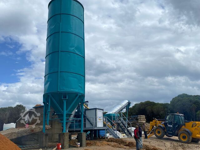 Betono maišyklos gamykla / betono gamykla CONSTMACH Concrete Mixing Plant Mini Mobil Concrete Batch Plant 45 M3/H