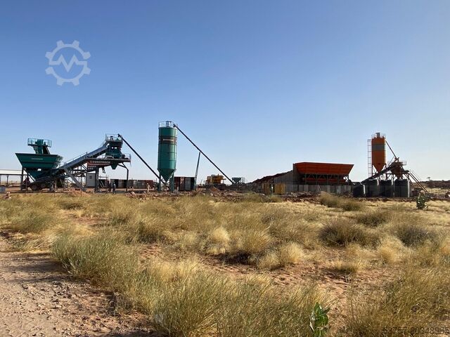Betono maišyklos gamykla / betono gamykla CONSTMACH Concrete Mixing Plant Mobile Concrete Mixing Plant 100 m3/h