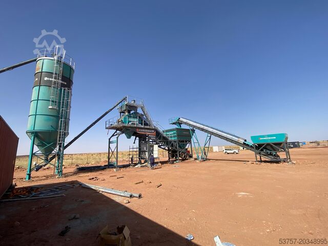 Betono maišyklos gamykla / betono gamykla CONSTMACH Concrete Mixing Plant Mobile Concrete Mixing Plant 100 m3/h