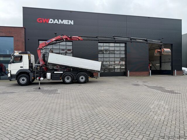 3-sided tipper Volvo FMX 460 6x2 Kipper/HMF 2120 k5 Euro 6